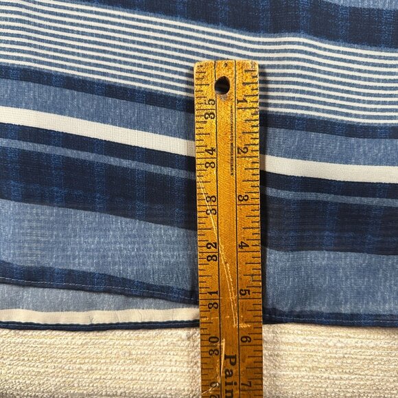 Avenue Womens SZ 26/28 Blue & White Striped Capsule Coastal Everyday Basic Dress - Picture 6 of 13